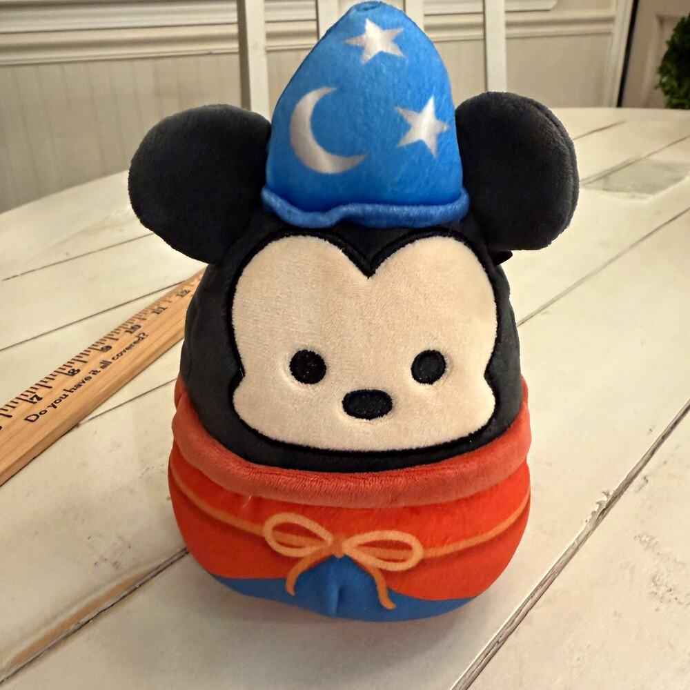 Disney Squishmallows Sorcerer Mickey Mouse Mini Plush (Under 6 in) 2015